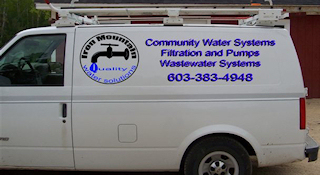 Van with lettering: Iron Mountain Water Services, Inc, Jackson, NH