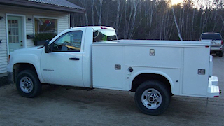 service truck: Iron Mountain Water Services, Jackson, NH